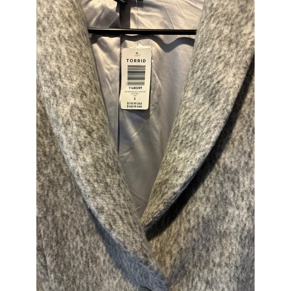 NWT Torrid Brushed Hacci Aline‎ Coat - Picture 5 of 8